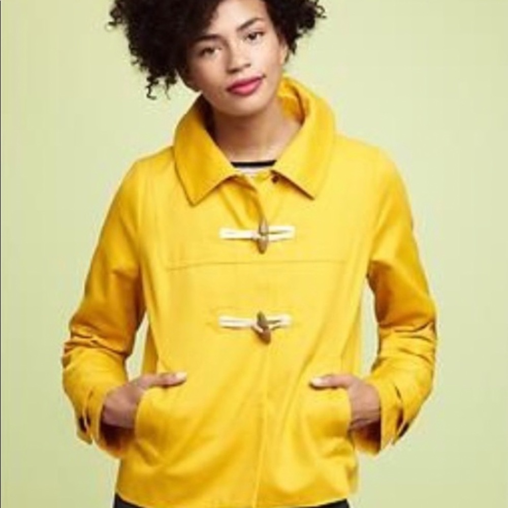 Gap Yellow Toggle Jacket - image 1